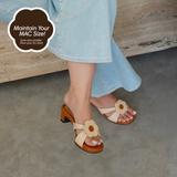 Harmony Heels in Hana Brown & Beige