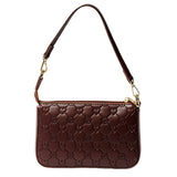 Aura Wristlet Bag in Espresso