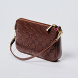 Aura Wristlet Bag in Espresso