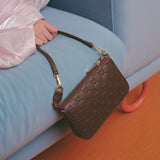Aura Wristlet Bag in Espresso