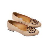 Bloom Ballerina Flats in Hana Beige and Leopard