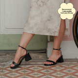 Bliss Block Heels in Black