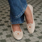 Bloom Ballerina Flats in Hana Beige
