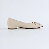 Bloom Ballerina Flats in Hana Beige