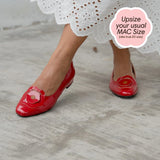 Bloom Ballerina Flats in Hana Red