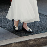 Bloom Ballerina in Black and Ivory