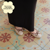 Classic Ballerina Flats in Almond