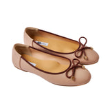 Classic Ballerina Flats in Almond