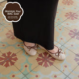 Classic Ballerina Flats in Almond