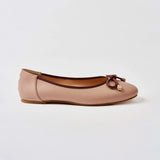Classic Ballerina Flats in Almond