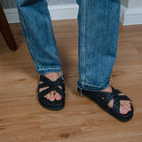 Classic Sandals in Charcoal