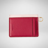 Coco Card Holder in Maroon & Lilac