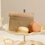 Coco Card Holder in Taupe