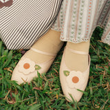 Cala Bloom Flats in Beige