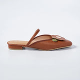 Cala Bloom Flats in Brown