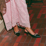 Classic Slingback Heels in Black