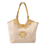 Coastal Reversible Bag in Mustard Stripe