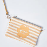 Coastal Reversible Bag in Mustard Stripe