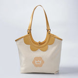 Coastal Reversible Bag in Mustard Stripe