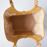 Coastal Reversible Bag in Mustard Stripe