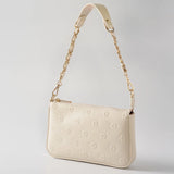 Daisy Dual Wristlet in Ivory
