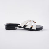 Dreamier in Hana Black & White Flats
