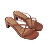 Elsa Heels in Brown