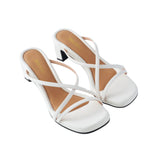 Elsa Heels in White