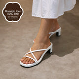 Elsa Heels in White