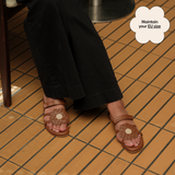Grateful  in Hana Espresso Sandals