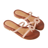 Hana OG Flats in Dusty Pink