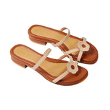 Hana OG Flats in Beige