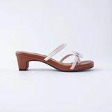 Hana White Heels