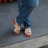 Harie Flats in Hana  Beige & Brown