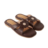 Harie Flats in Hana Espresso Brown