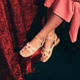 Harmony Flats in Amber Cream
