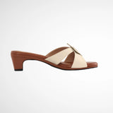 Harmony Heels in Hana Brown & Beige