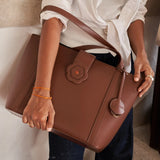 The Iconic Carry-On in Hana Espresso Brown