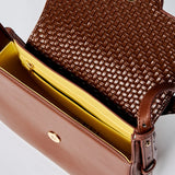 Iconic Sling Bag in Woven Espresso