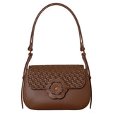 Iconic Sling Bag in Woven Espresso