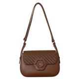 Iconic Sling Bag in Woven Espresso