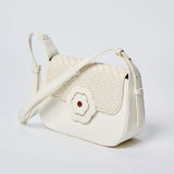 Iconic Sling Bag in Woven Ivory