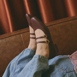 Iris Mary Jane in Hana Espresso Brown