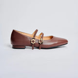 Iris Mary Jane in Hana Espresso Brown