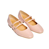 Iris Mary Jane in Hana Dusty Pink