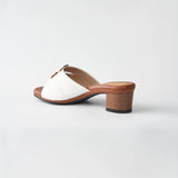 Kai Kitten Heels in Hana White