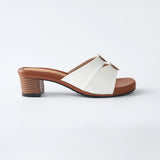 Kai Kitten Heels in Hana White