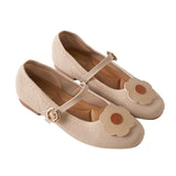 Knit Mary Jane in Hana Beige