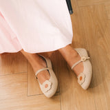 Knit Mary Jane in Hana Beige