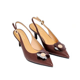 Kasih Kitten Heels in Espresso